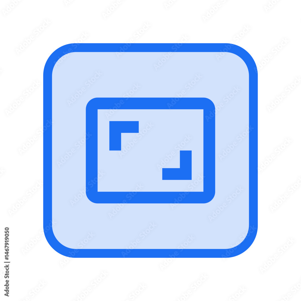 Aspect Ratio Outlined Icon Aspect Ratio Outlined Icon