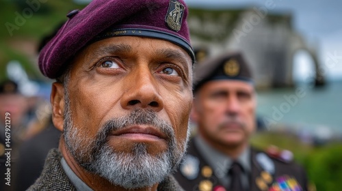 Wallpaper Mural D-Day memorial ceremony in Normandy, gray, smile, handsome Torontodigital.ca