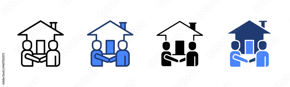 Deal icon sheet multiple style collection Deal icon sheet multiple style collection