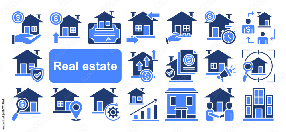 WebReal estate icon collection set. Containing property, personal, location, buildings, housing, residential, apartment icon. Simple flat vector. WebReal estate icon collection set. Containing property, personal, location, buildings, housing, residential, apartment icon. Simple flat vector.