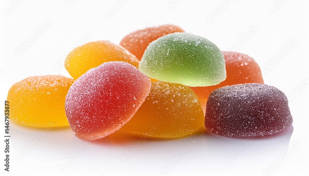 jelly sweets isolated on white background jelly sweets isolated on white background
