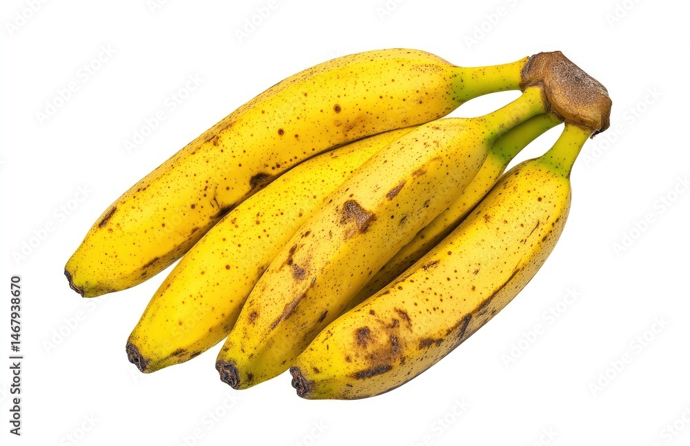 Ripe Banana Bunch: A Study in Yellow and Brown Ripe Banana Bunch: A Study in Yellow and Brown