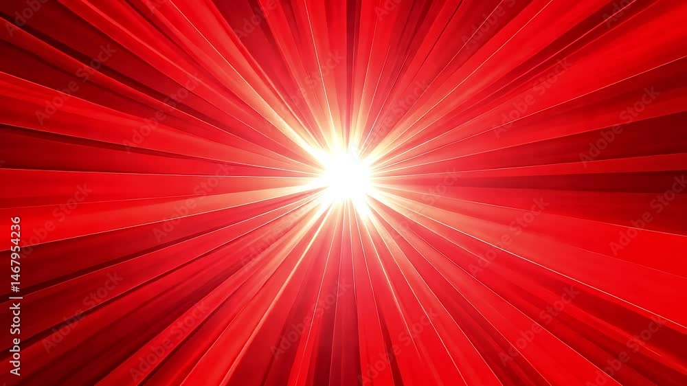 Red Radial Burst Red Radial Burst