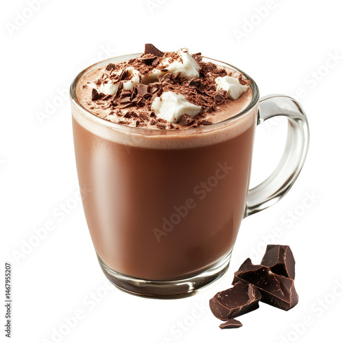 Umami Cocoa isolated on transparent background .