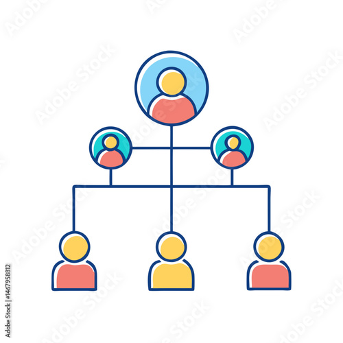 Understanding organizational structure a visual representation of hierarchy and management roles within a company