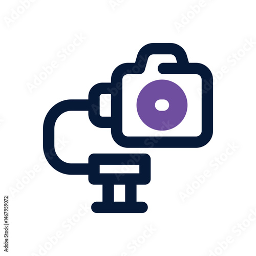 gimbal duotone icon. Sleek and modern vector icon for websites, mobile apps, marketing materials, and corporate design. Fully scalable and ready to use.