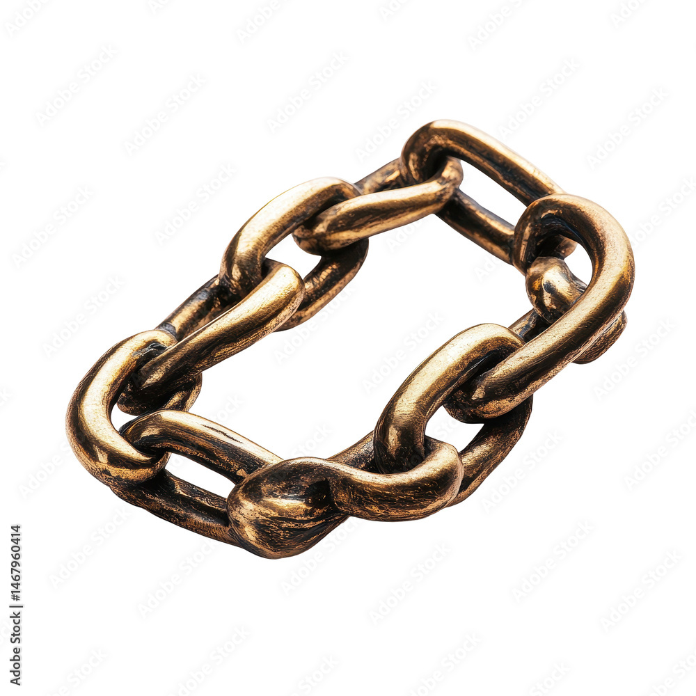 Obraz premium VaultChain isolated on transparent background