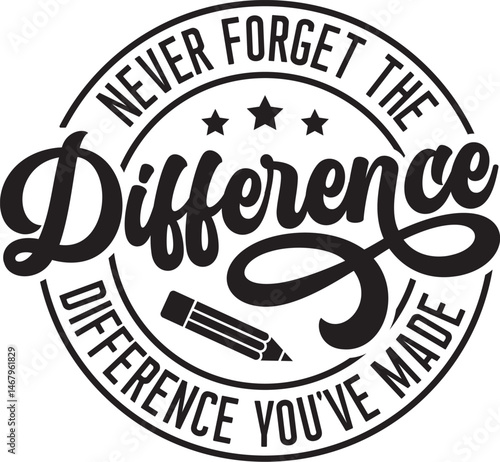 Never Forget the Difference You’ve Made Svg, Teacher Svg, Teacher Appreciation Svg, Retirement Gifts Svg, Coworker Svg, Teacher Quote Svg, coworker gift svg, best friends svg, work bestie, empowered w