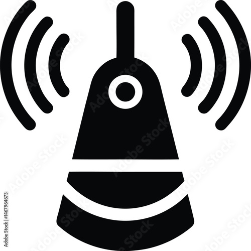 motion sensor icon vector illustration