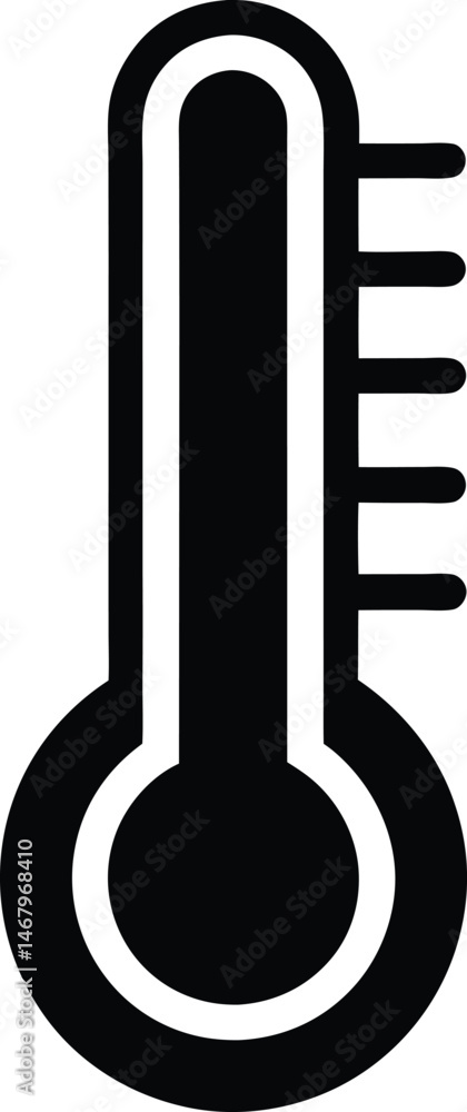 Thermometer Temperature Icon Vector Illustration Thermometer Temperature Icon Vector Illustration