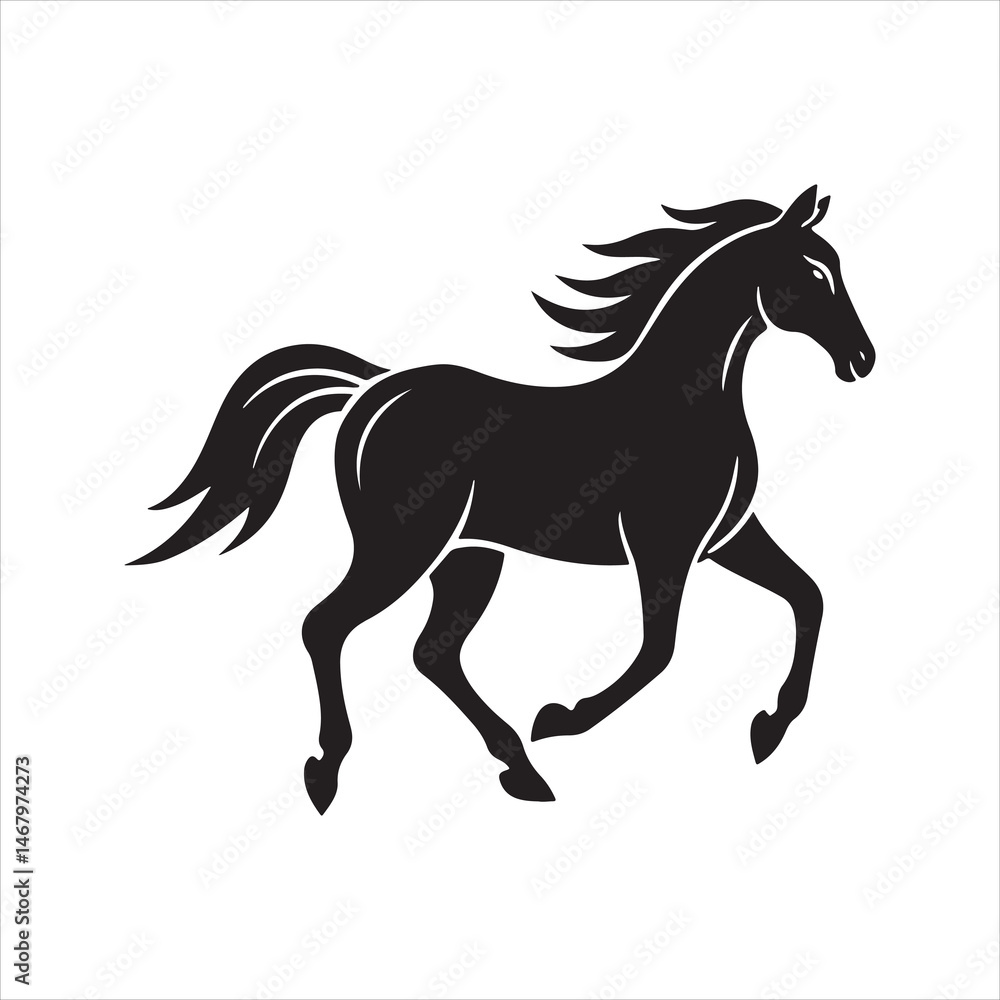arabian horse Vector Art illustration arabian horse Vector Art illustration