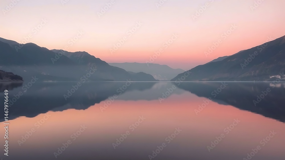Serene Lake Sunrise – Tranquil Landscape for Nature Photography, Website Backgrounds Serene Lake Sunrise – Tranquil Landscape for Nature Photography, Website Backgrounds