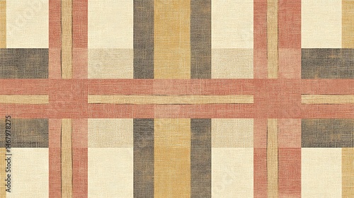 Textured Geometric Pattern with Earthy Tones, Seamless Background