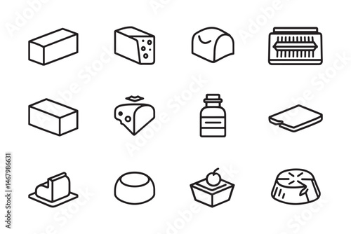Ultra-simple butter drawing design