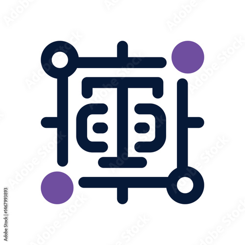 typhografy duotone icon. Sleek and modern vector icon for websites, mobile apps, marketing materials, and corporate design. Fully scalable and ready to use.