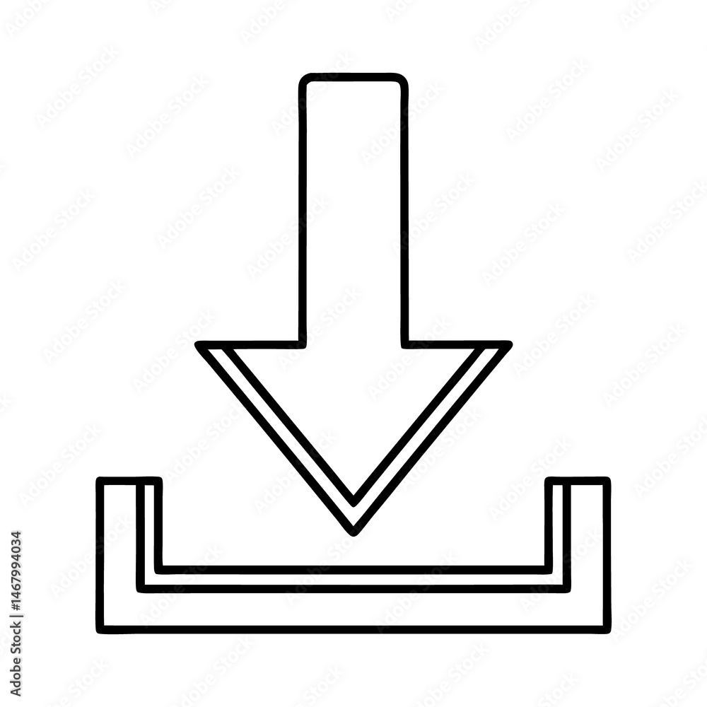 Download Icon with Downward Arrow Vector Illustration for Interface and Web Design ,Download Arrow Icon Vector, Vector Download Icon Line Art, Down Arrow Symbol Vector
Would you like a version Download Icon with Downward Arrow Vector Illustration for Interface and Web Design ,Download Arrow Icon Vector, Vector Download Icon Line Art, Down Arrow Symbol Vector
Would you like a version
