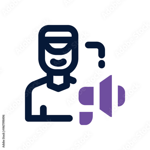 movie director duotone icon. Sleek and modern vector icon for websites, mobile apps, marketing materials, and corporate design. Fully scalable and ready to use.