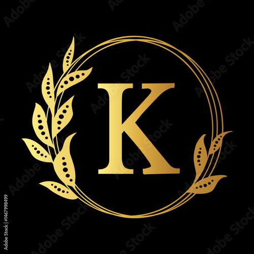 Elegant K Monogram Logo | Luxury Branding | Timeless Design | Premium Lettermark Identity | Stylish Symbol of Sophistication & Class