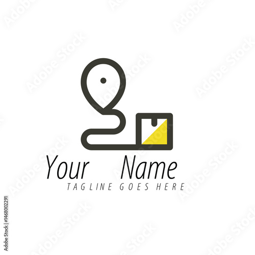 Free Download Delivery Route Tracking. Location Based Package Delivery Service - GFXLoad