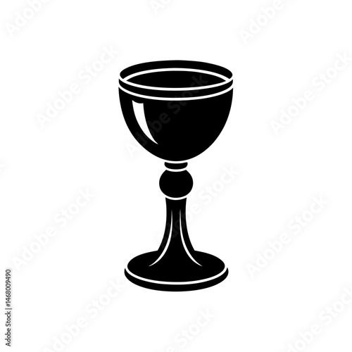 goblet icon on white background  .svg