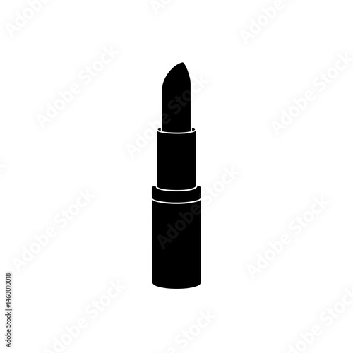 lipstick silhouette on white background  .svg