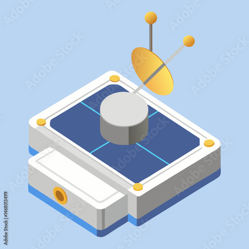 A tablet computer with a disk drive positioned on top, showcasing a modern tech setup.