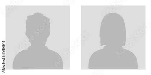 avatar icon. profile icons set. male and female avatars vector icon set illustration isolated on white background.