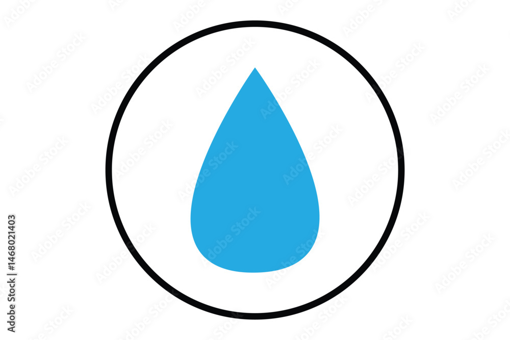 Raindrops icon set, oil or water droplet vector symbol. Raindrops icon set, oil or water droplet vector symbol.