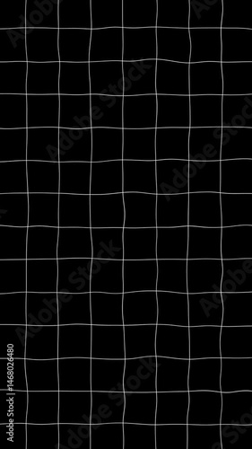 Wallpaper Mural Vertical distorted white grid line on black graph paper 4K motion video background. Perfect for backgrounds, motion graphics, overlays, editing, or digital projects. Torontodigital.ca