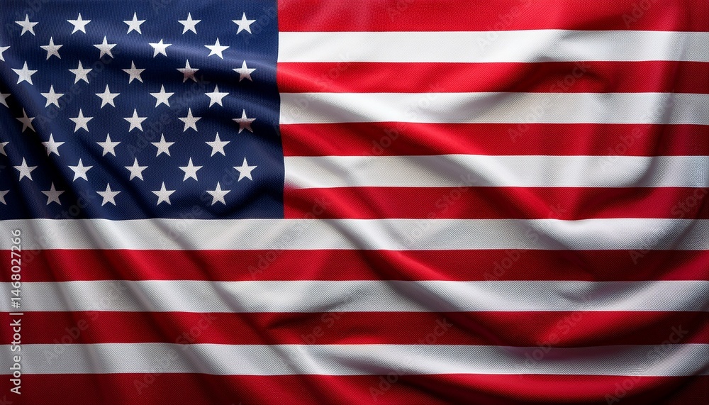 Fototapeta premium simple illustration of the united states flag