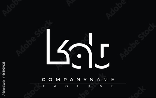 KAT abstract letter design. Modern Business Logo Design With Abstract Typography and Contemporary Style