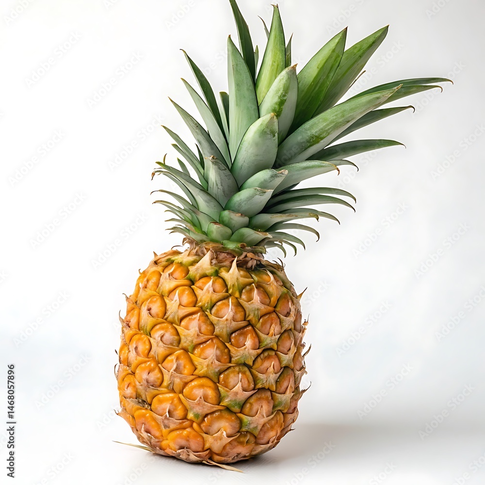 Fototapeta premium Pineapple on white background