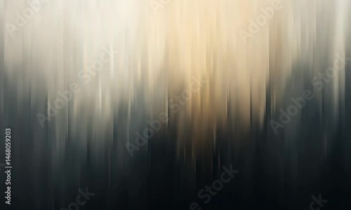 Abstract vertical lines create a moody mysterious nature scene with muted color palette