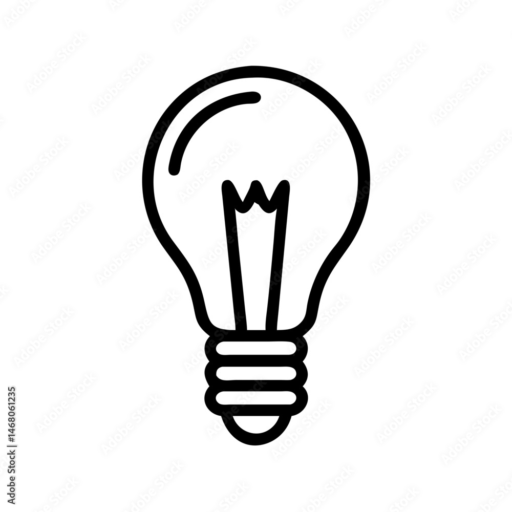 Icon of a Light Bulb Icon of a Light Bulb