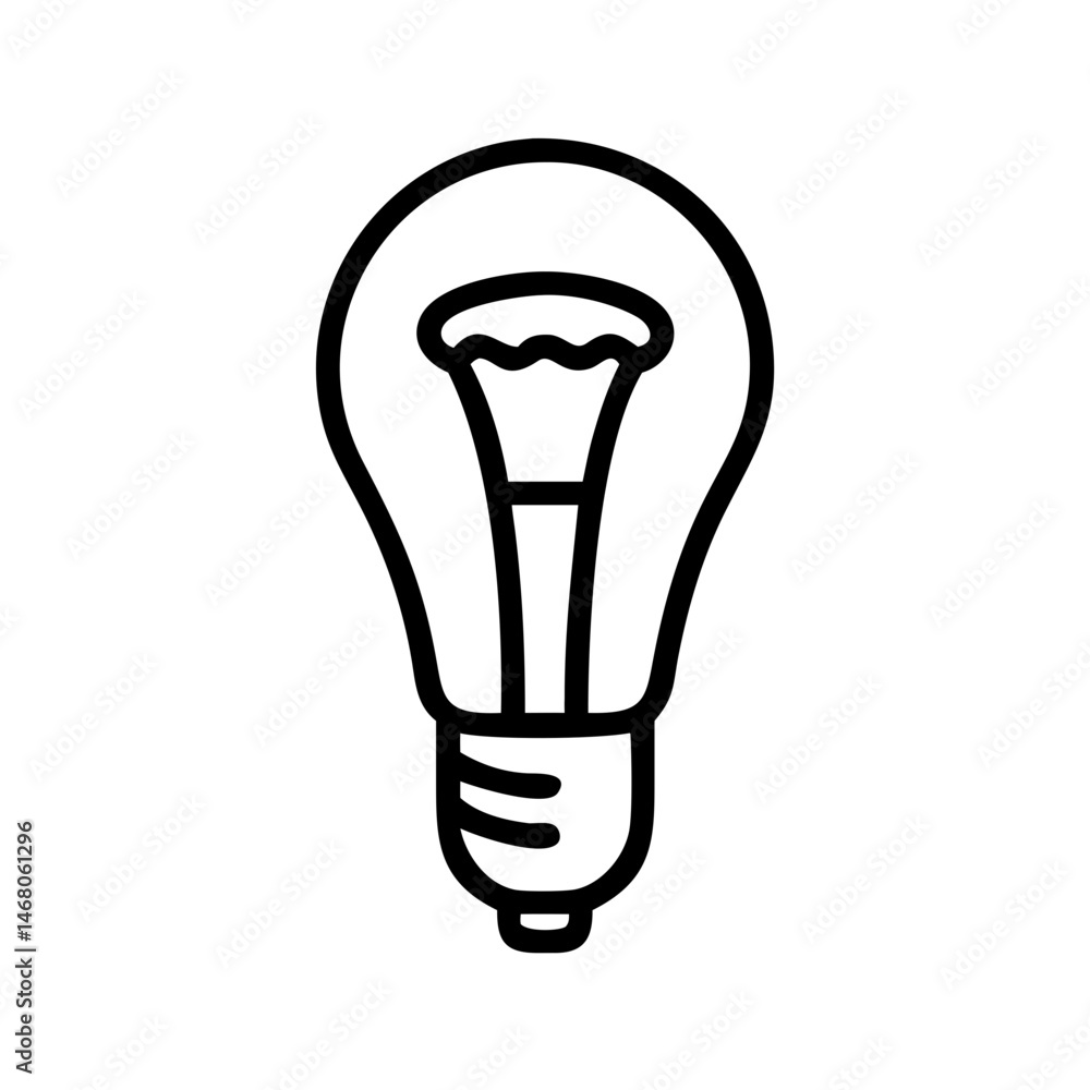 Icon of a Light Bulb Icon of a Light Bulb