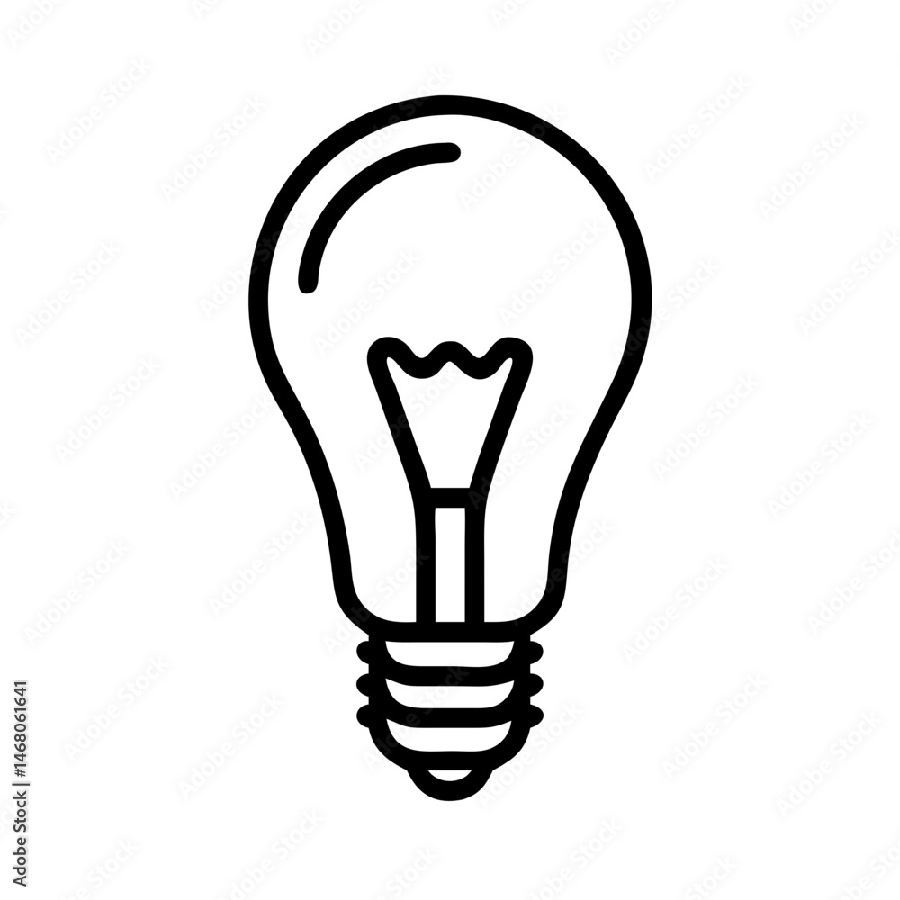Icon of a Light Bulb Icon of a Light Bulb