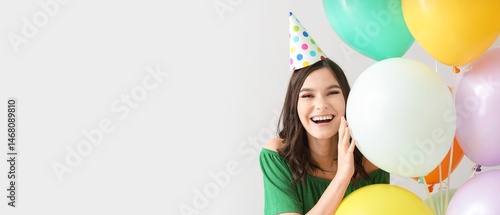 Beautiful young woman with ...