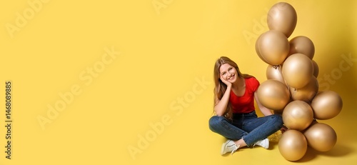 Beautiful young woman with ...