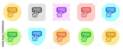 Editable chat bot, smart assistant vector icon. AI technology, artificial intelligence, computer. Part of a big icon set family. Perfect for web and app interfaces, presentations, infographics, etc