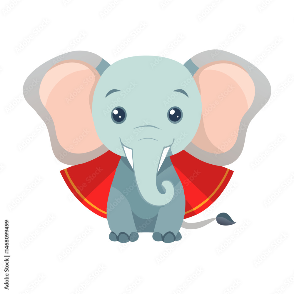 Naklejka premium Elephant: The Majestic Giant of the Animal Kingdom