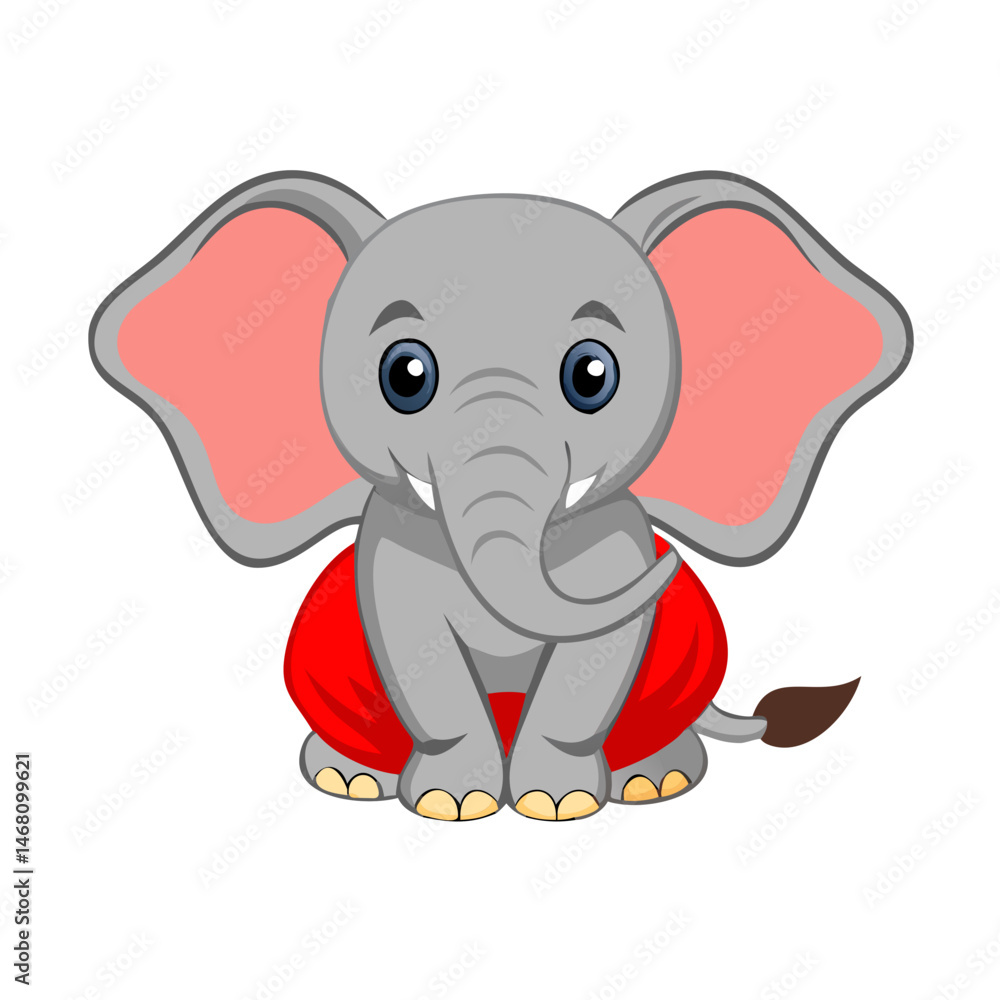 Naklejka premium Elephant: The Majestic Giant of the Animal Kingdom