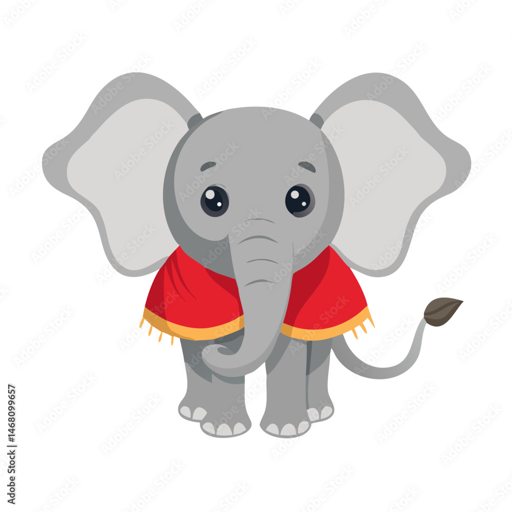 Naklejka premium Elephant: The Majestic Giant of the Animal Kingdom