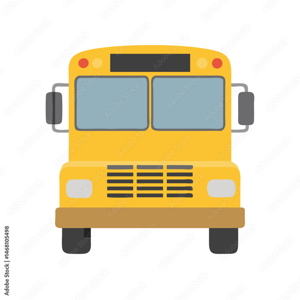 Fototapeta premium School Bus: A Symbol of Education and Community Transport