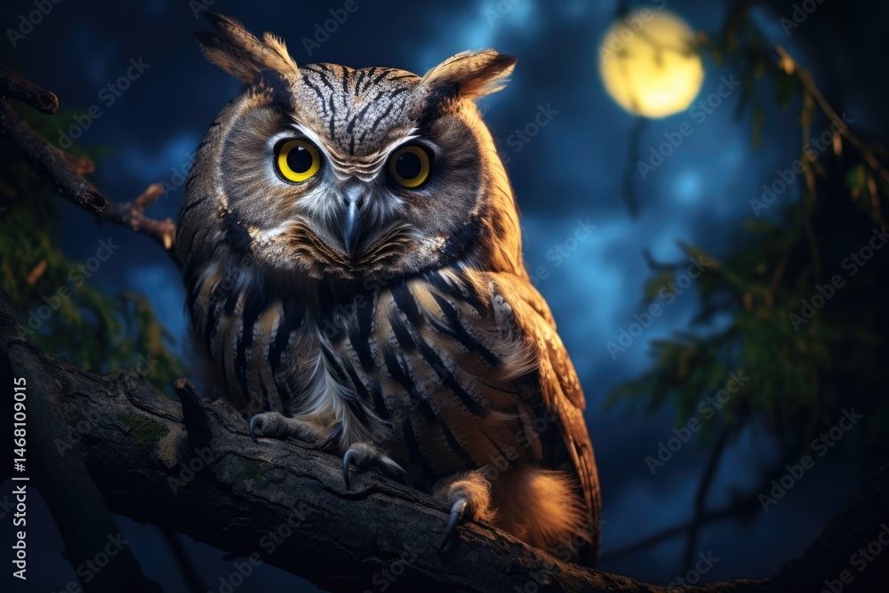owl on a tree owl on a tree