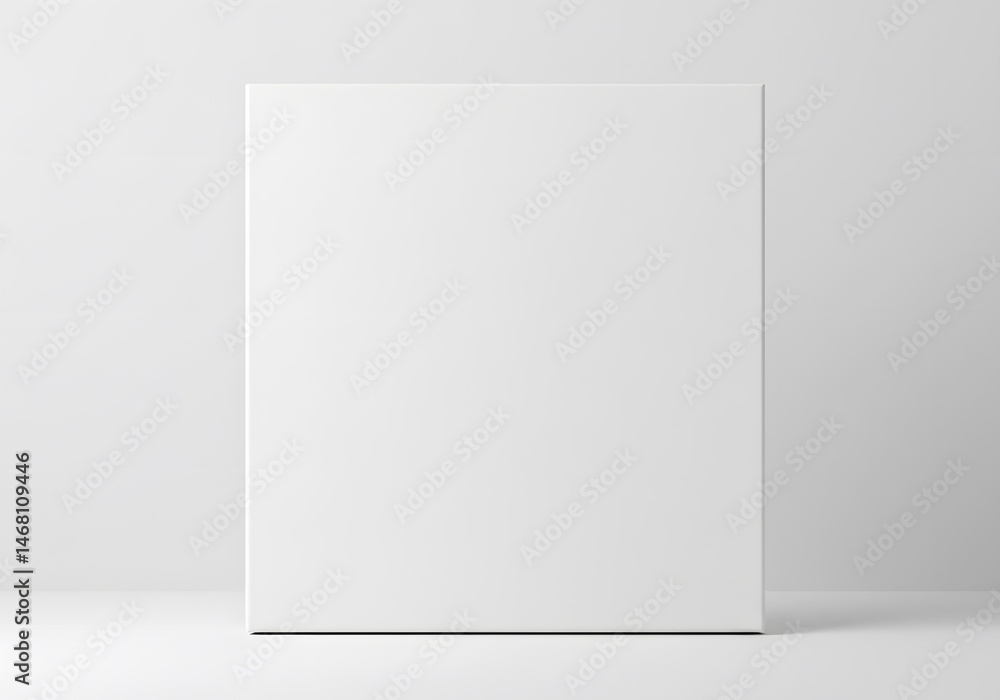 Blank White Rectangular Panel Standing Upright, Minimalist Design Element Perfect for Mockups, Product Displays, and Design Projects Blank White Rectangular Panel Standing Upright, Minimalist Design Element Perfect for Mockups, Product Displays, and Design Projects