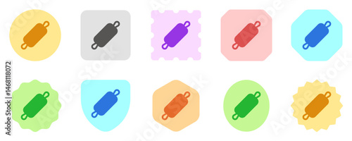 Editable rolling pin vector icon. Bakery, cooking, appliances,  kitchenware, food. Part of a big icon set family. Perfect for web and app interfaces, presentations, infographics, etc