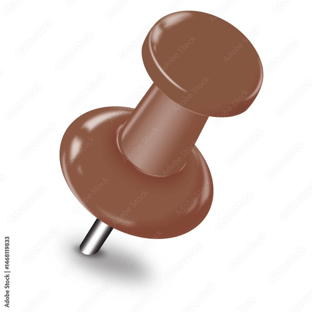 Brown Pushpin, Free Trial, PNG File, Transparent Background, Thumbtack for Notes, Memos, Sticky Notes, Maps Brown Pushpin, Free Trial, PNG File, Transparent Background, Thumbtack for Notes, Memos, Sticky Notes, Maps
