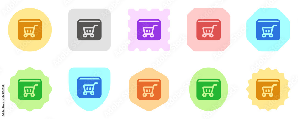 Editable online store website vector icon. SEO, marketing, business. Part of a big icon set family. Perfect for web and app interfaces, presentations, infographics, etc Editable online store website vector icon. SEO, marketing, business. Part of a big icon set family. Perfect for web and app interfaces, presentations, infographics, etc