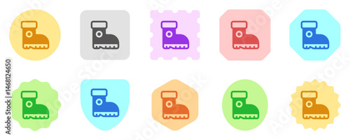 Editable boots vector icon. Outdoor, industry, gardening, heavy duty. Part of a big icon set family. Perfect for web and app interfaces, presentations, infographics, etc