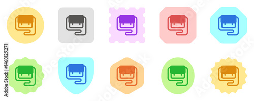 Editable sling bag vector icon. Clothing, fashion, apparel. Part of a big icon set family. Perfect for web and app interfaces, presentations, infographics, etc